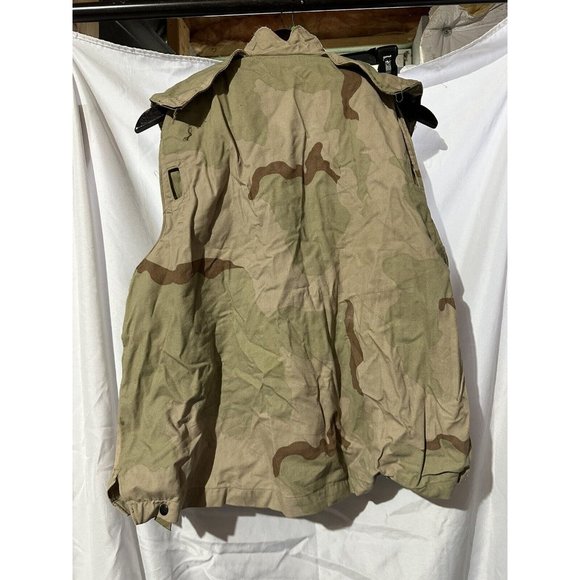 US ARMY PASGT FLACK JACKET VEST COVER DCU DESERT CAMO / SMALL - MEDIUM - Picture 4 of 5